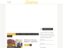 Tablet Screenshot of mysolutionsmagazine.com